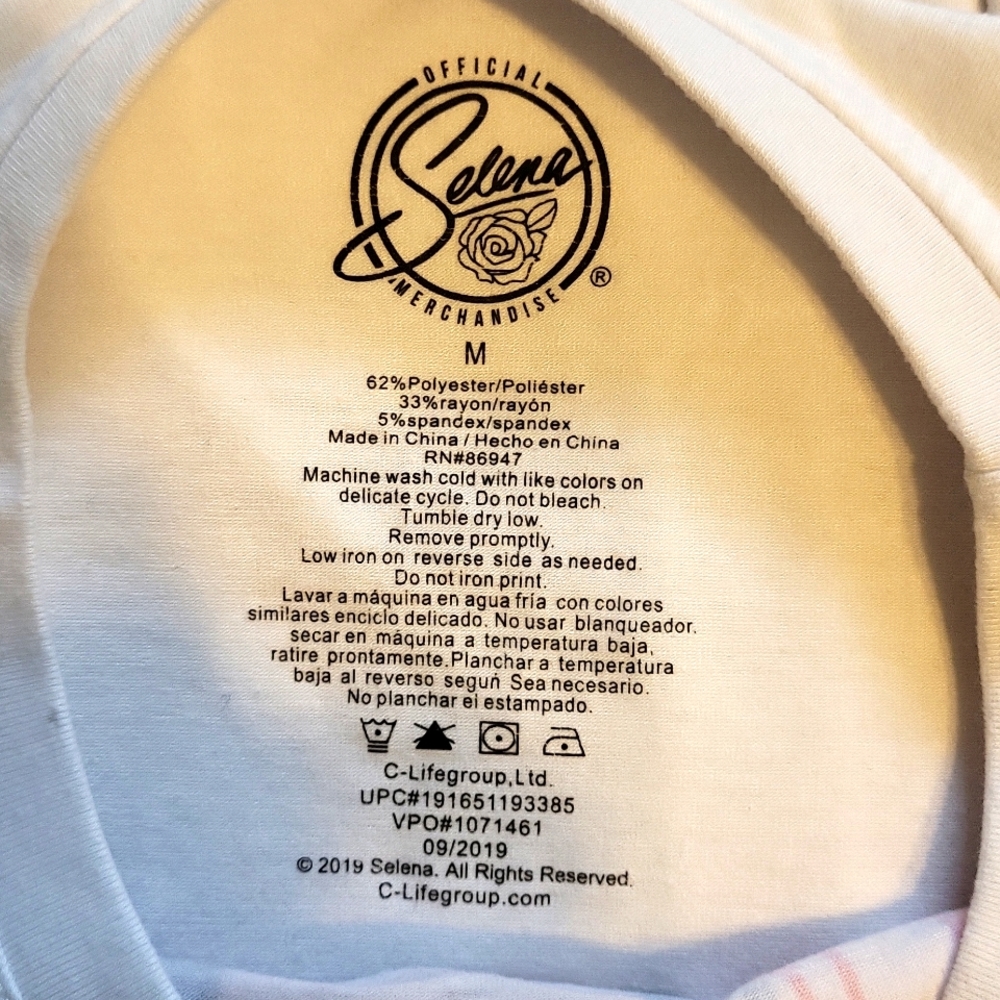 Selena T-shirt Official Selena Merchandise - Picture 7 of 8